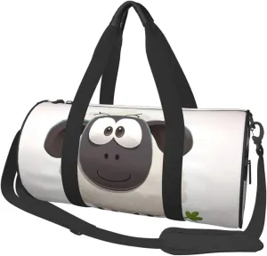 Sports Gym Bag for Women Men Travel Duffel Bag Tote Sheep Weekender Bag Canvas Carry on Overnight Bag for Travel Swimming Fitness Workout Sports Duffle Bag