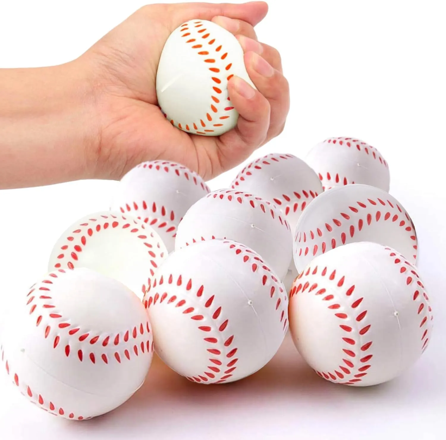 Sports Stress Balls - Packs of 10 and 50, Playground Balls, Sports Party Favors