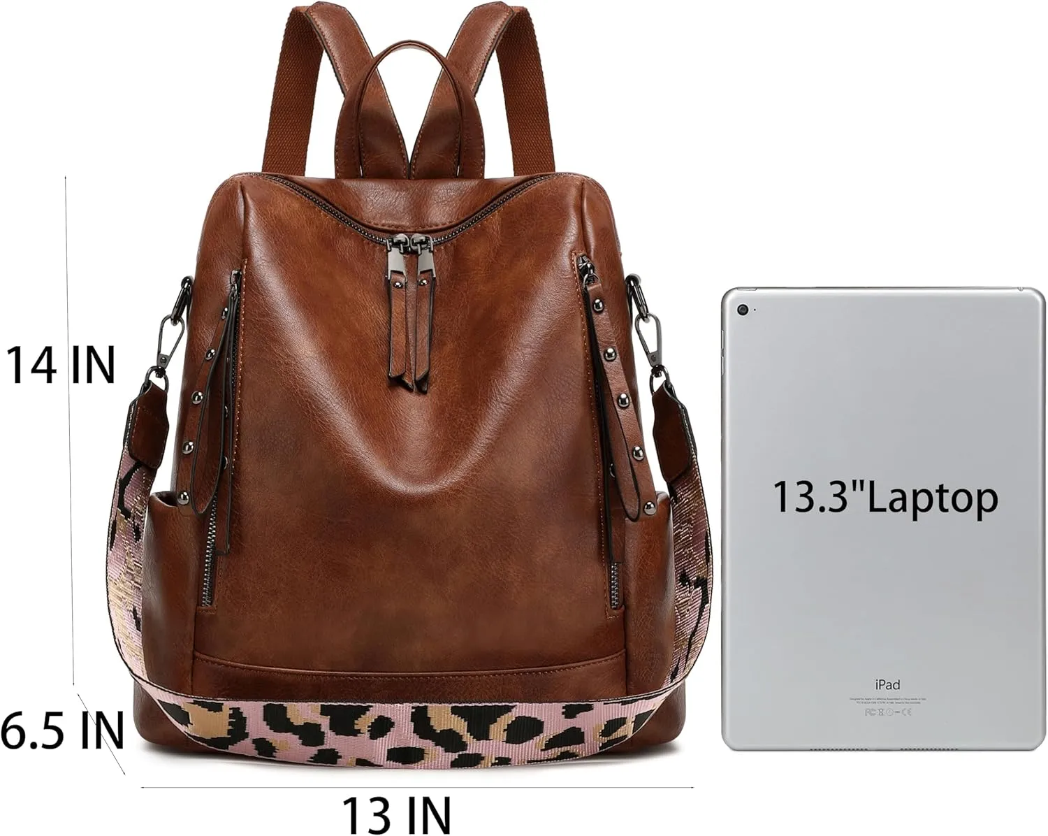 sqlp Fashion Backpack Purse for Women Vegan Leather Travel Back Pack Womens Designer Shoulder Bags