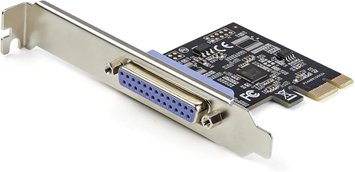 StarTech.com 1-Port Parallel PCIe Card - PCI Express DB25 LPT Printer Card