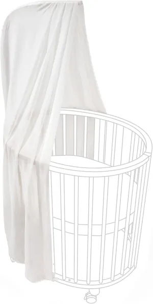 Stokke Sleepi Canopy V3, White - Create a Cozy, Calm Environment for Baby - Easy to Assemble - Lightweight Fabric - Compatible with Sleepi Mini & Bed