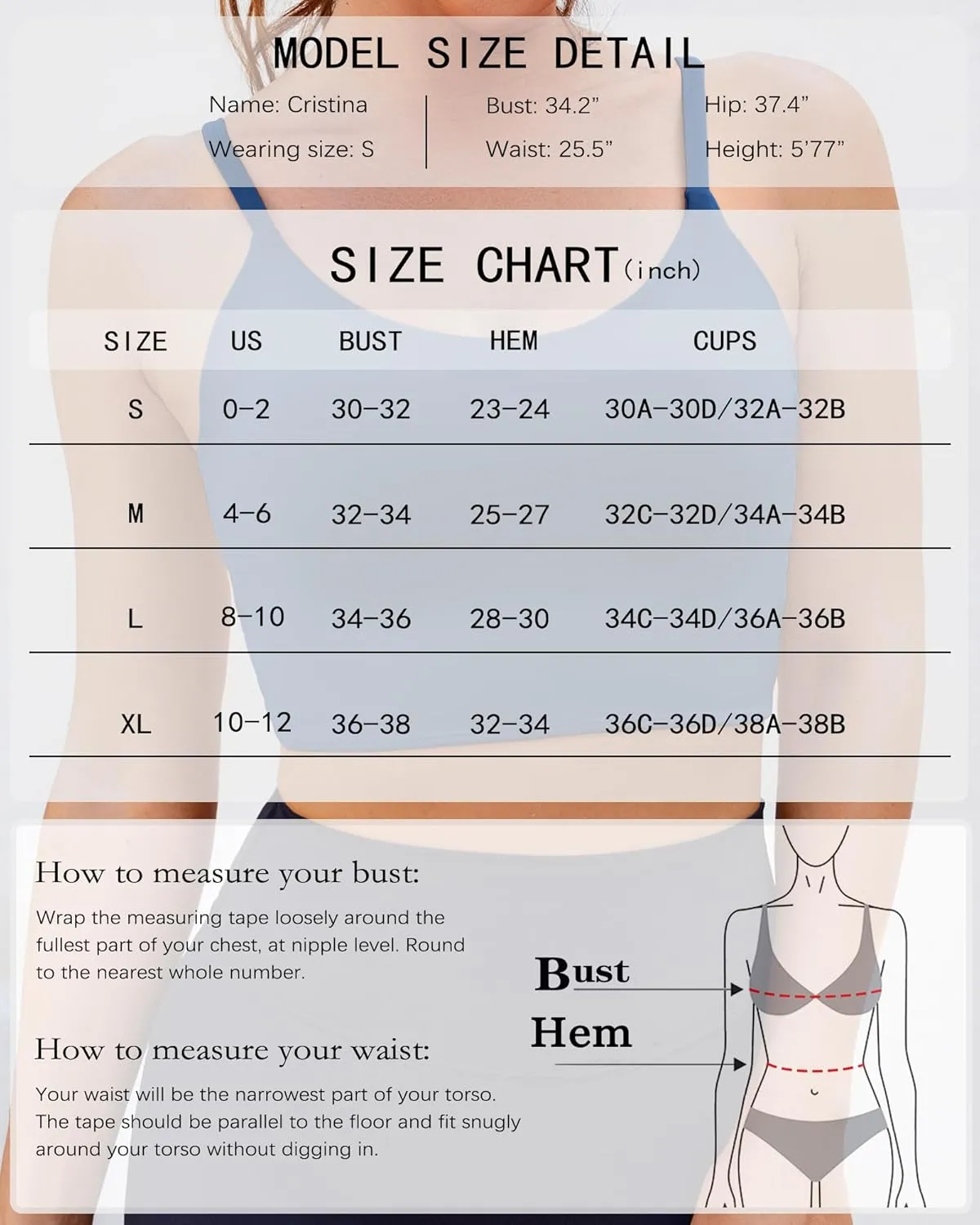 Strappy Sports Bras for Women High Support Open Back Workout Tops Longline Tank Top with Built in Bra Yoga Crop Bras