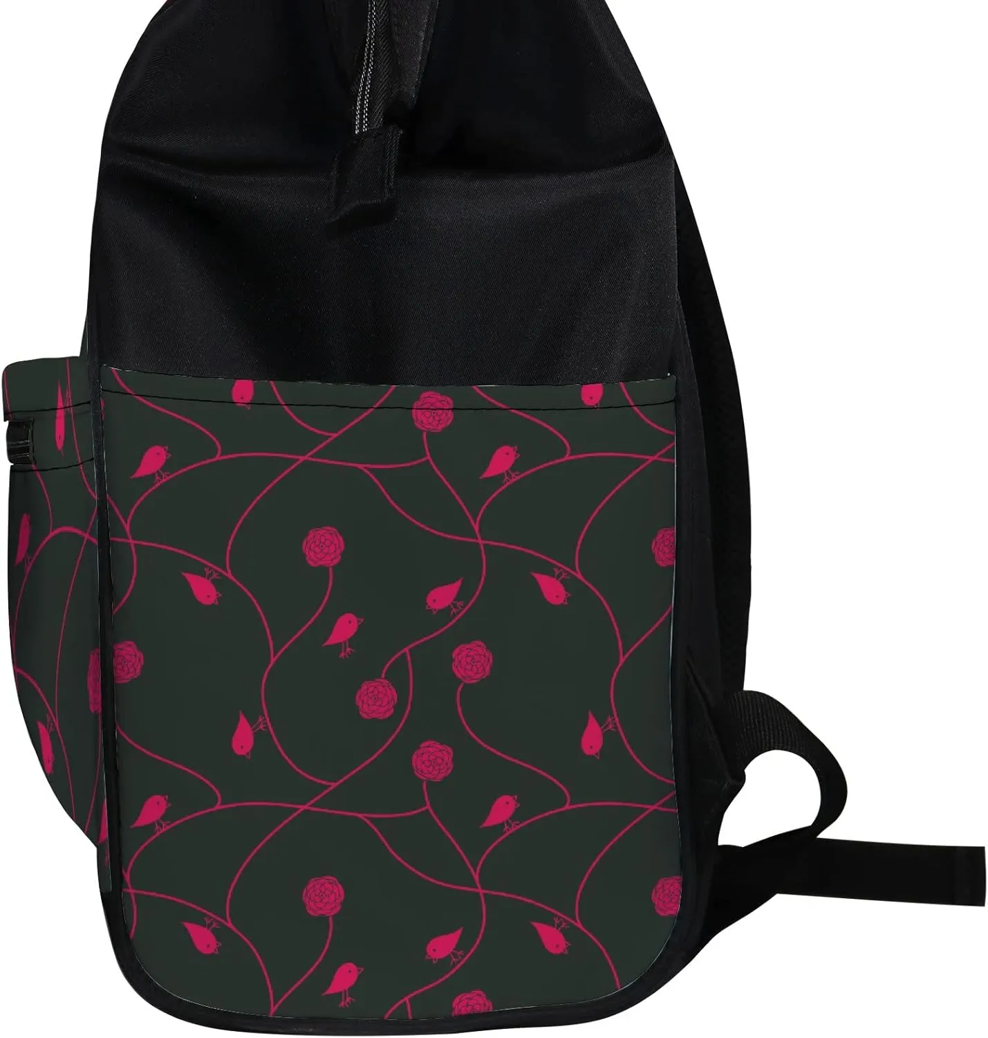 Stylish Floral Diaper Bag Backpack Waterproof Backpack Baby Nappy Changing Bag for Travel Large Capacity Durable and Stylish for Woman