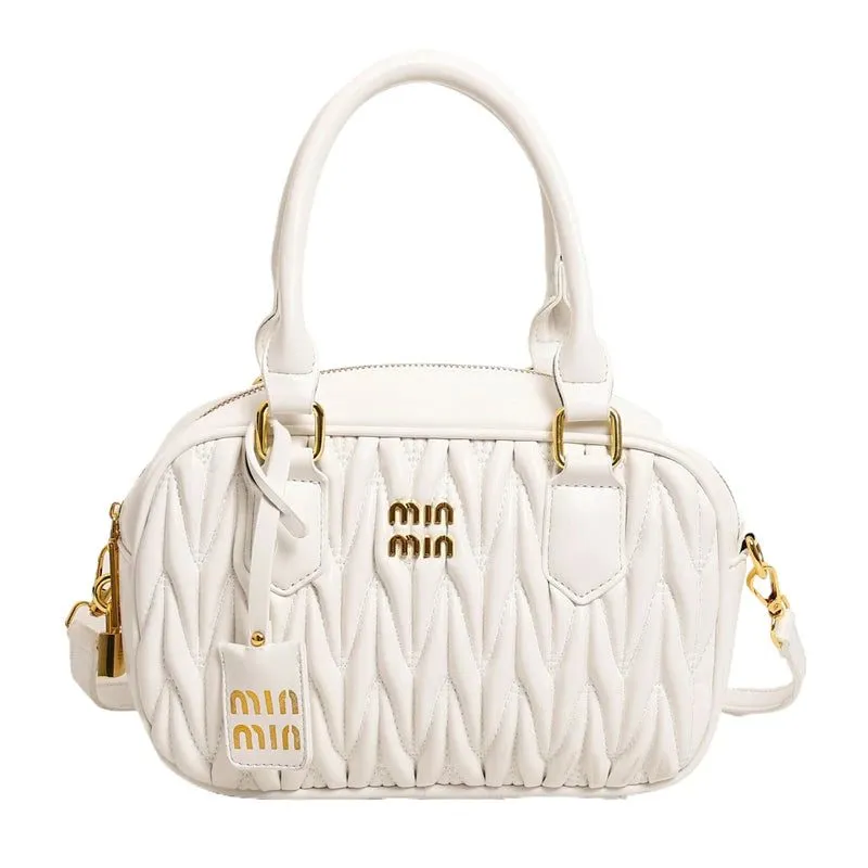 Stylish Large Capacity Pleated Handbags for Commuting