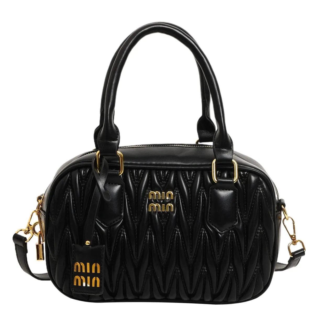 Stylish Large Capacity Pleated Handbags for Commuting
