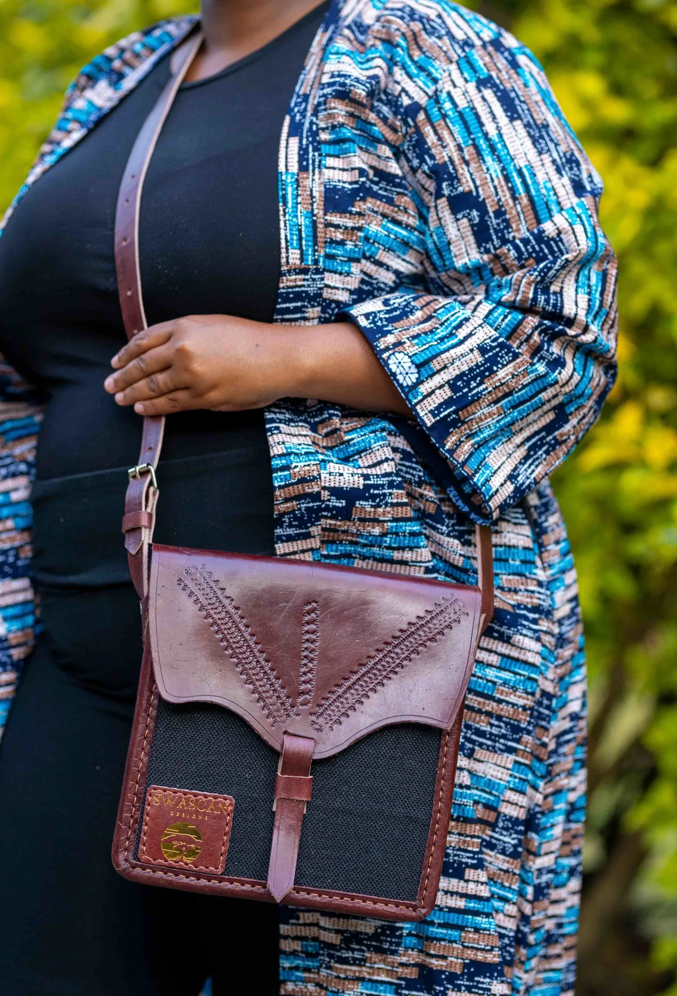 SwaScan Dime | A Handwoven Sling Bag with Heart and Heritage