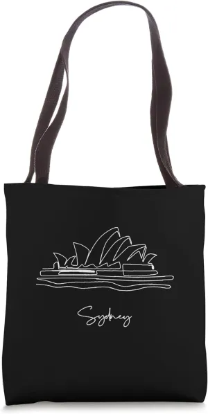 sydney Opera House Australia travel souvenir Tote Bag