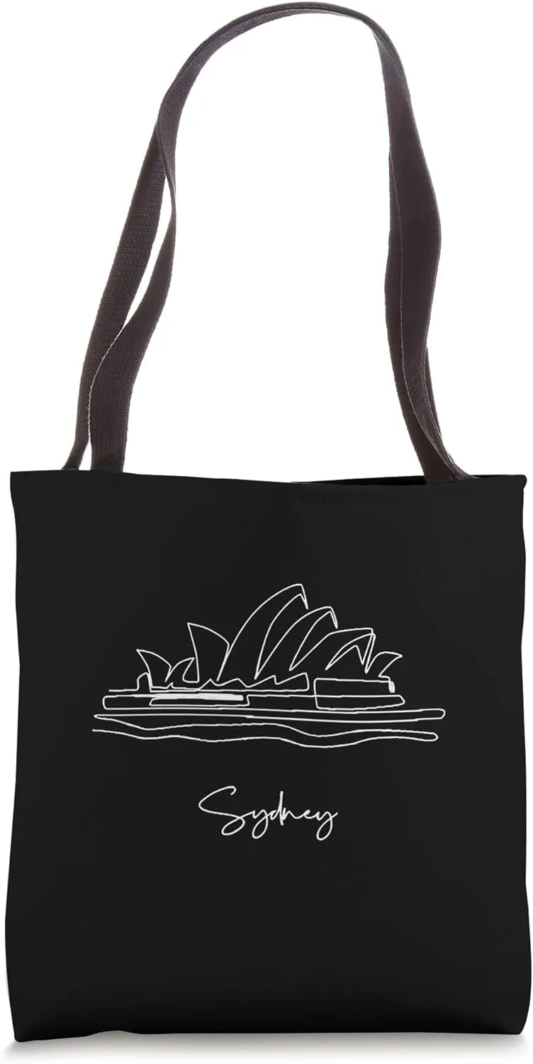 sydney Opera House Australia travel souvenir Tote Bag