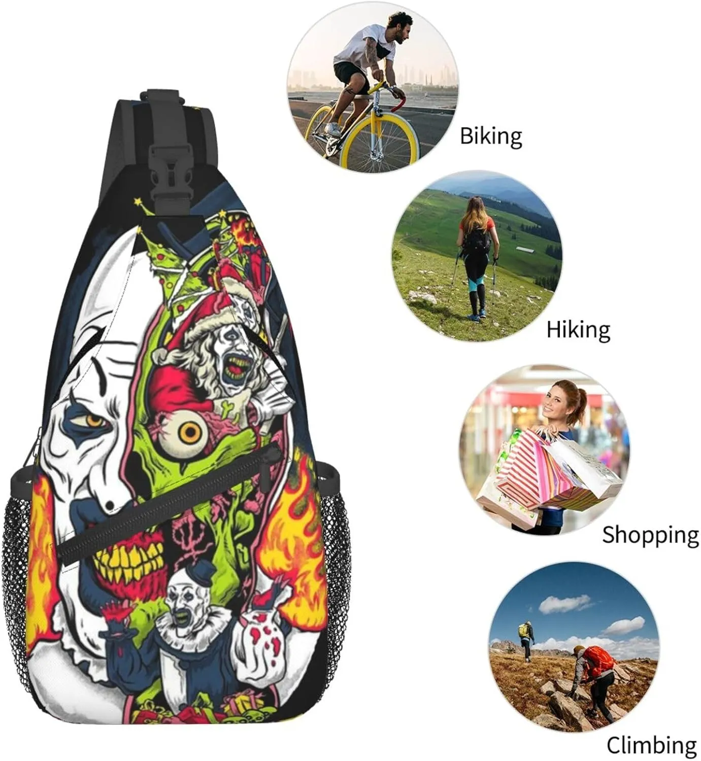 T-errifier crossbody sling backpack sling bag multipurpose travel