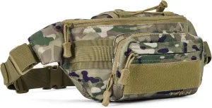 Tactical Fanny Pack Military Army Molle Edc Hip Waist Bag for Men Women 3.5L (Camo)