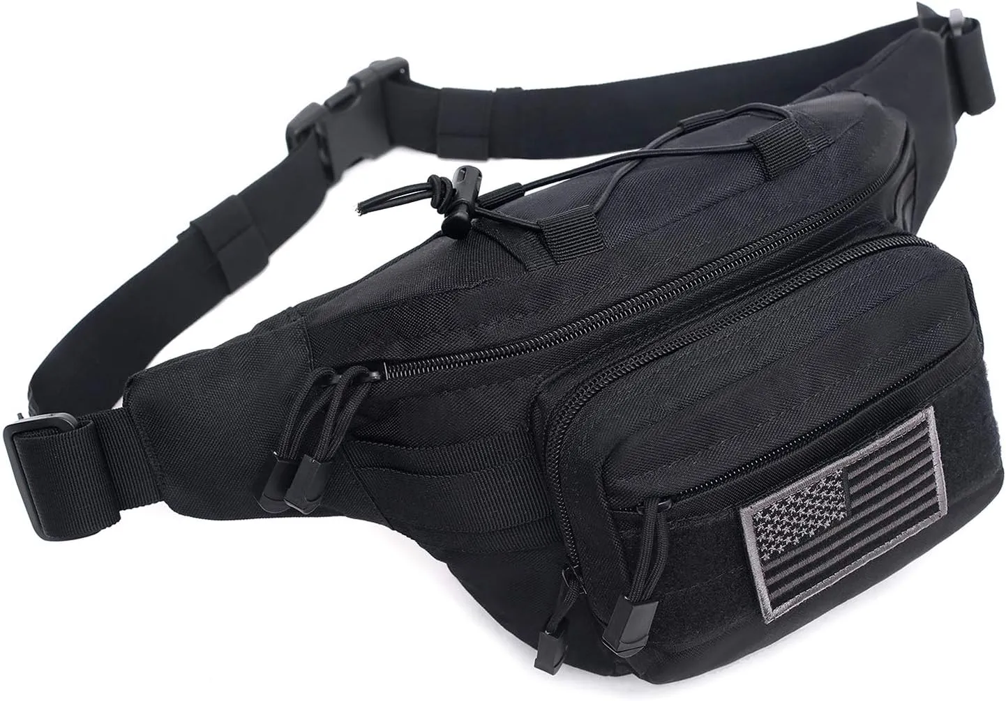 Tactical Fanny Pack Military Waist Bag Pack Hip Bum EDC Bag with Adjustable Strap for Camping Hiking Hunting