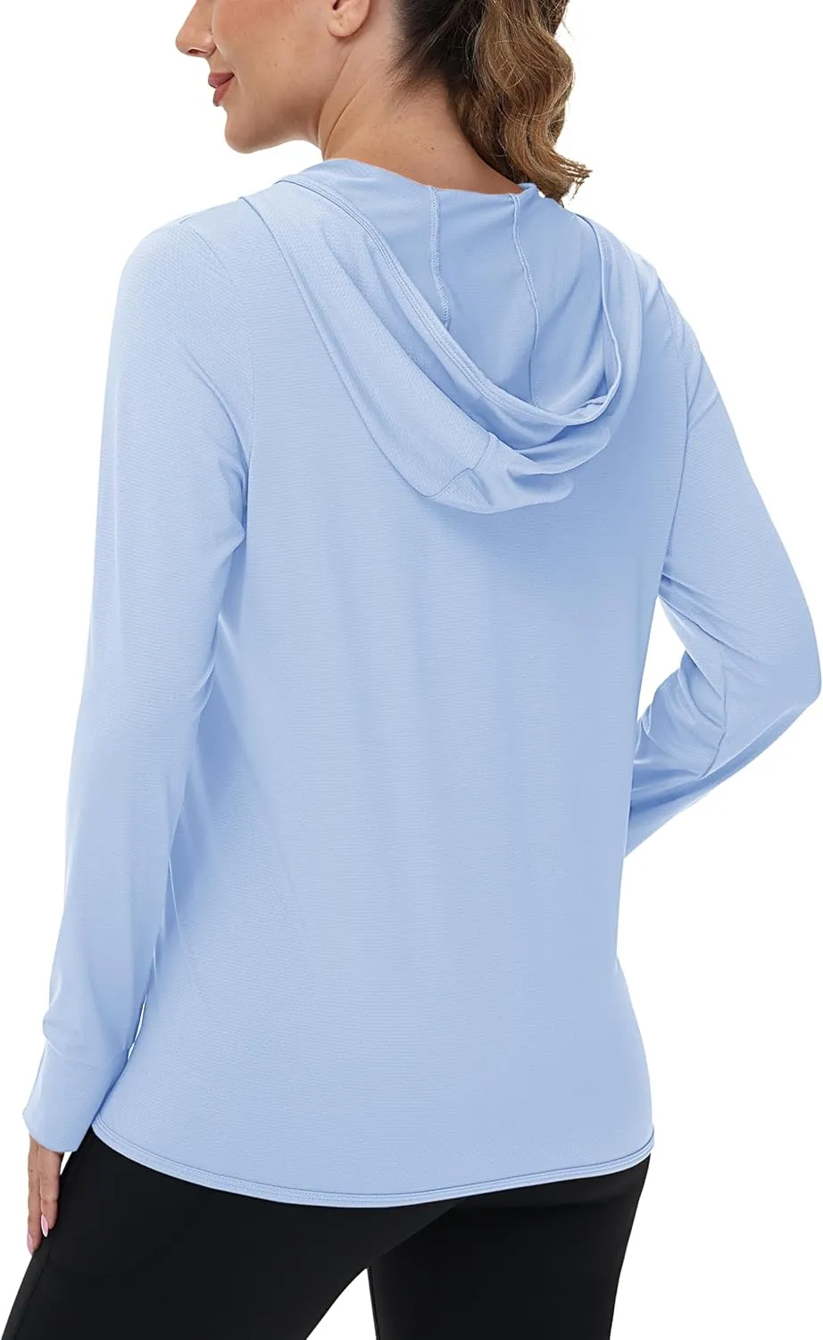 TACVASEN Women's Sun Hoodies Lightweight Jacket for Women Zip Up UPF 50  UV Shirt Long Sleeves