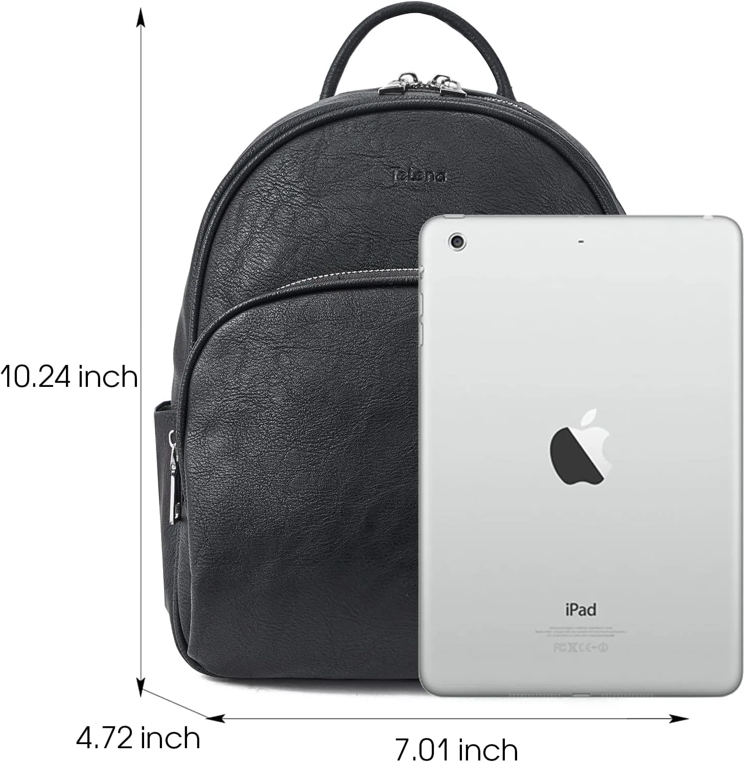 Telena Small Backpack Purse for Women Girls Cute Mini Leather Backpack Travel Shoulder Bags