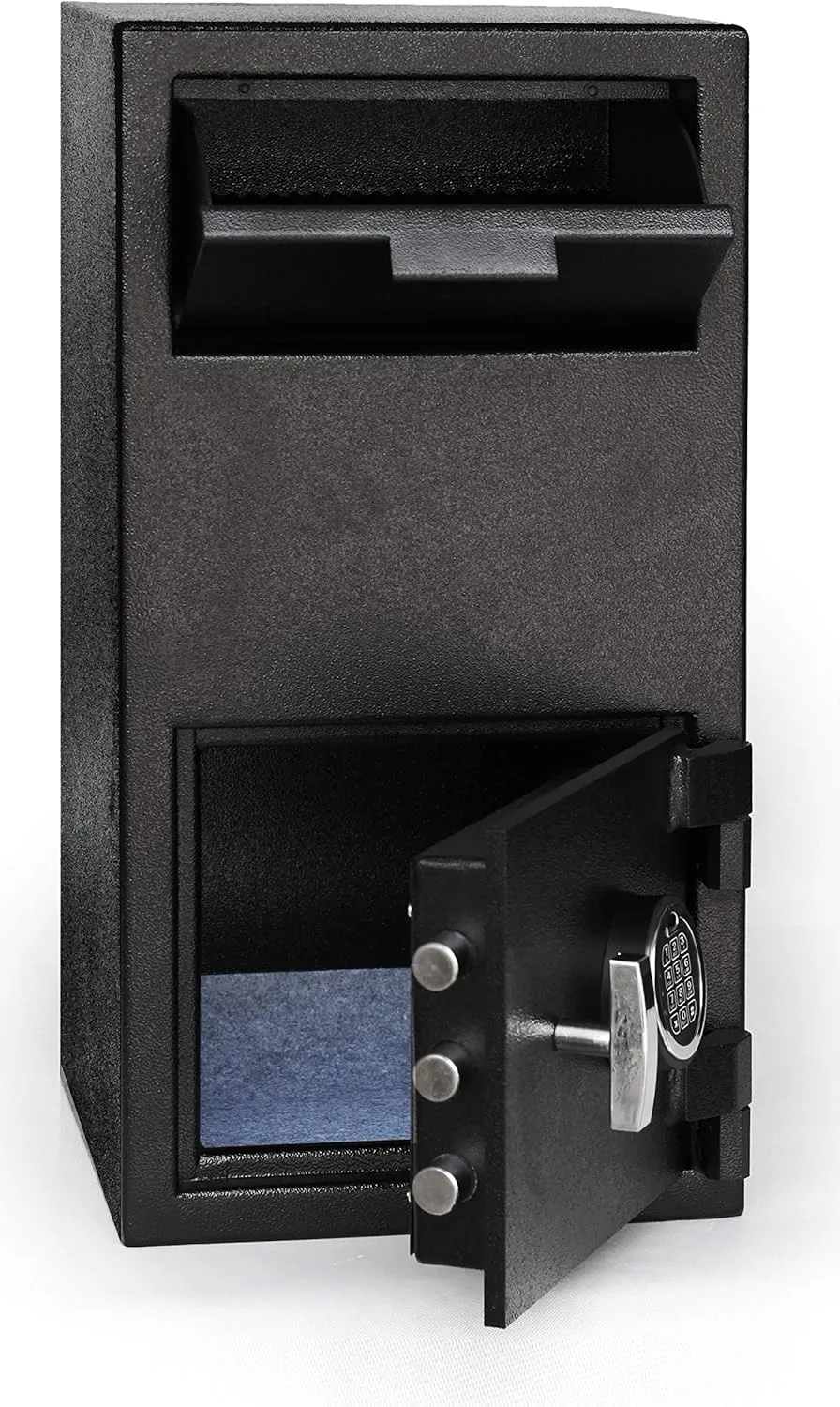 Templeton Safes Large Depository Drop Slot Safe with Electronic Keypad Combination with Key Backup, 1.4 CBF