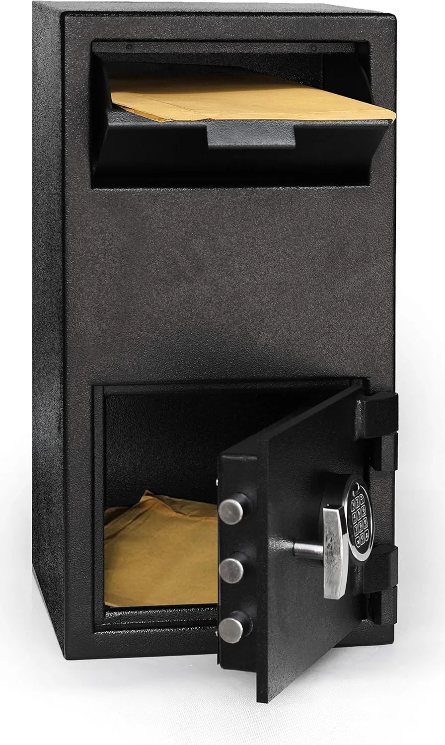 Templeton Safes Large Depository Drop Slot Safe with Electronic Keypad Combination with Key Backup, 1.4 CBF