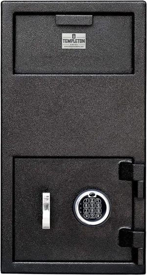 Templeton Safes Large Depository Drop Slot Safe with Electronic Keypad Combination with Key Backup, 1.4 CBF