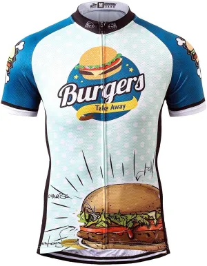 Thriller Rider Sports Mens Mountain Bike Short Sleeve Cycling Jersey Bike Tshirt