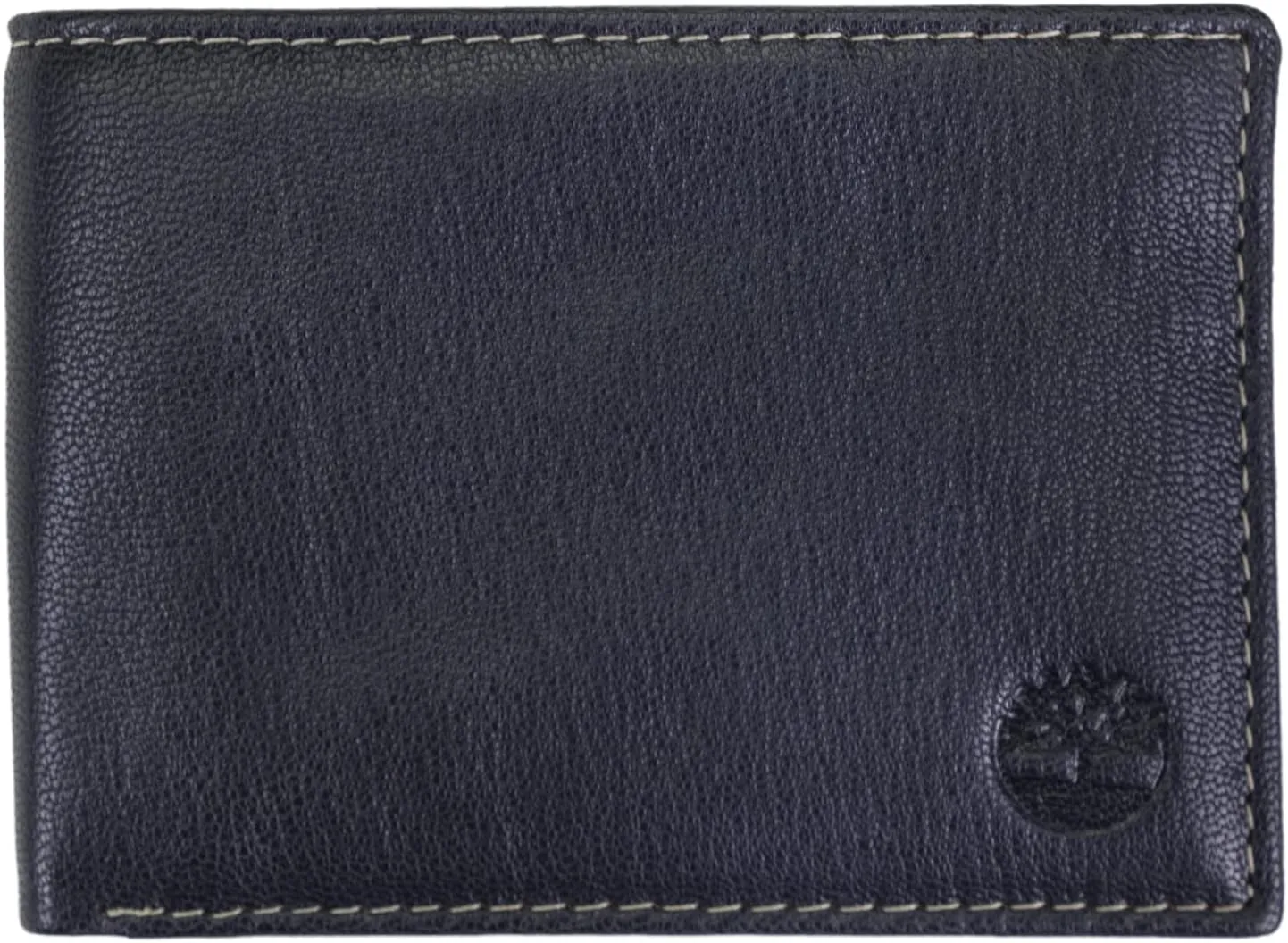 Timberland Men's Leather Passcase Security RFID Wallet, Navy Blue, One Size