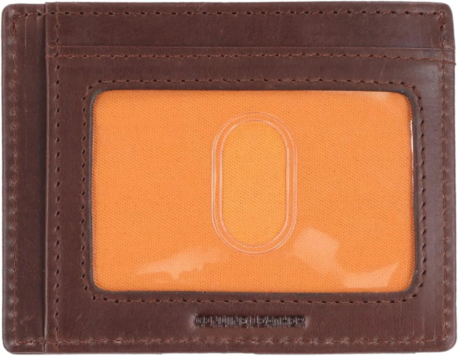 Timberland Men's Slim Leather Front Pocket Credit Card Holder Wallet