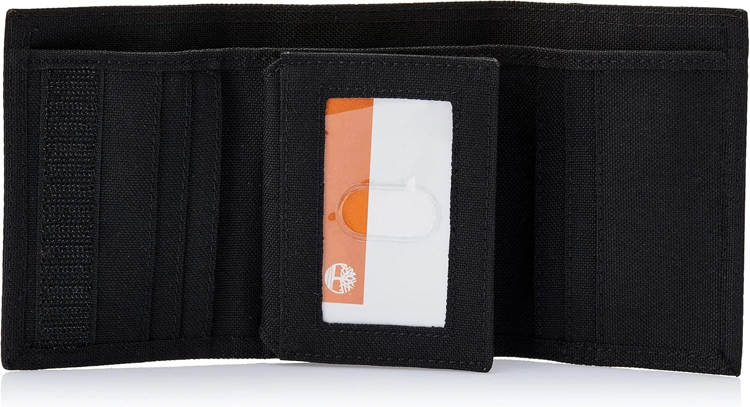 Timberland Men's Trifold Nylon Wallet, Black, One Size