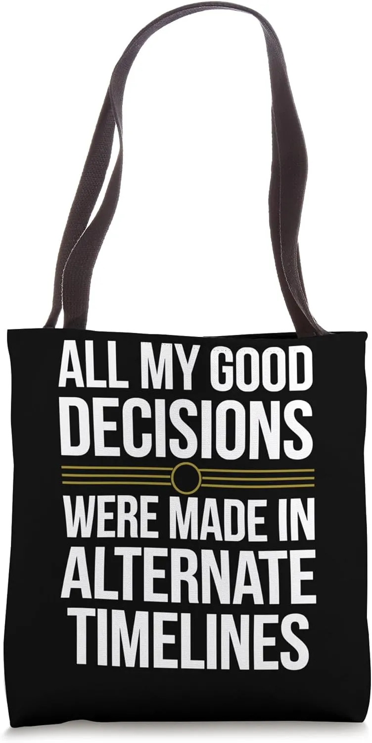 Time Travel Enthusiast Temporal Exploration Sci-Fi Adventure Tote Bag