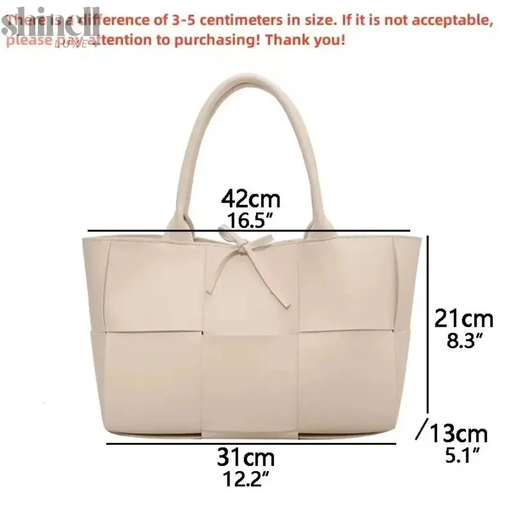 Timeless Woven Leather Tote Bag