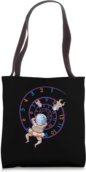 Timeline with fat Astronauts Tote Bag