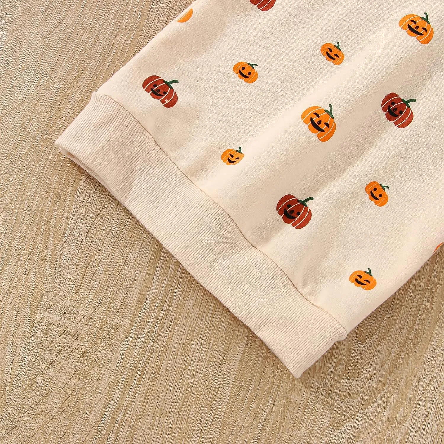 Toddler Infant Baby Girl Boy Halloween Outfit Pumpkin Sweatshirt Oversized Onesie Bubble Romper Sweater Clothes