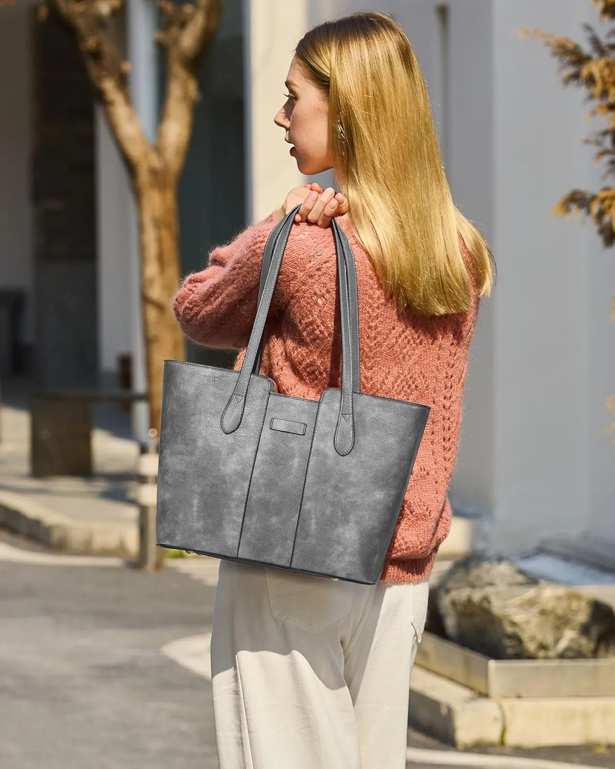 ToLFE Tote Bags for Women Purses and Handbags Top Handle Satchel PU Leather Shoulder Hobo Bags