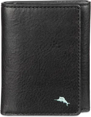 Tommy Bahama Men's Compact Trifold Leather Wallet