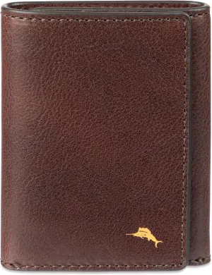 Tommy Bahama Men's Compact Trifold Leather Wallet