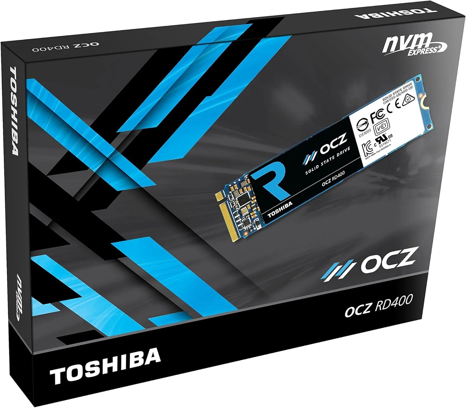 Toshiba OCZ RD400 Series Solid State Drive PCIe NVMe M.2 128GB with MLC Flash (RVD400-M22280-128G)