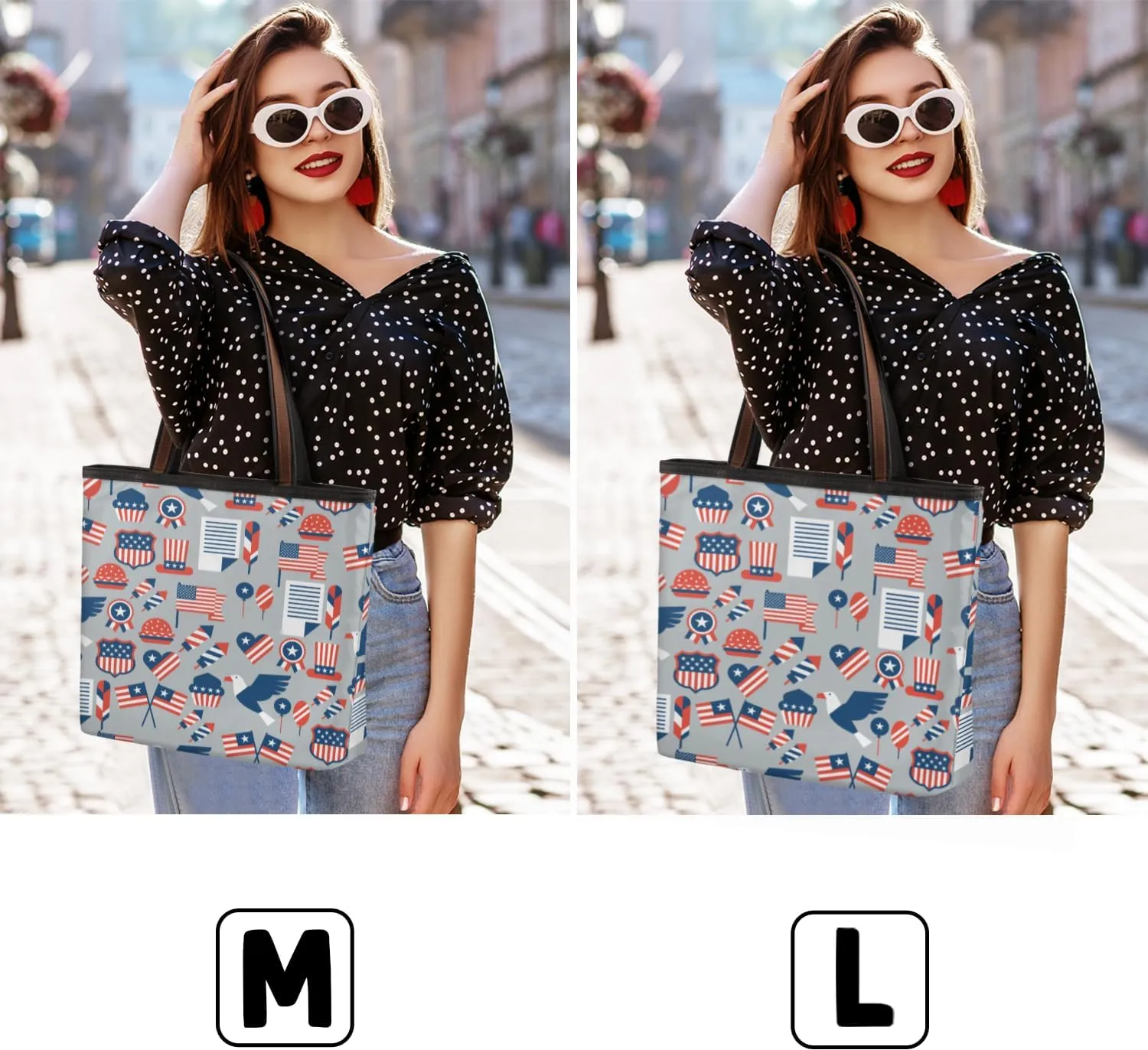 Tote Bag for Women with Zipper Large Capacity Top Handle Casual Shoulder Bag Handbag Reusable Shopping