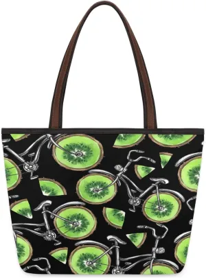 Tote Bag for Women with Zipper Large Capacity Top Handle Casual Shoulder Bag Handbag Reusable Shopping