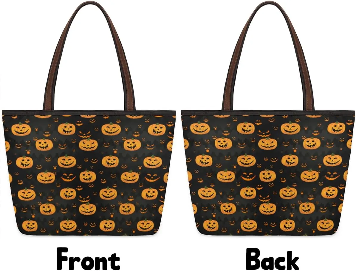 Tote Bag for Women with Zipper Large Capacity Top Handle Casual Shoulder Bag Handbag Reusable Shopping