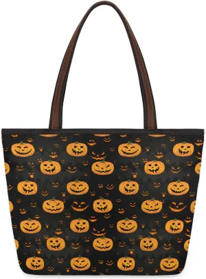 Tote Bag for Women with Zipper Large Capacity Top Handle Casual Shoulder Bag Handbag Reusable Shopping