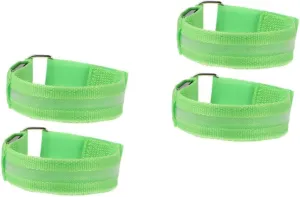 Toyvian LED Glowing Armbands Night Running Sports Wristbands for Safety Nighttime Use Three Lighting Modes for