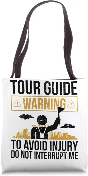 Travel Advisor Design For A Tour Guide Tote Bag