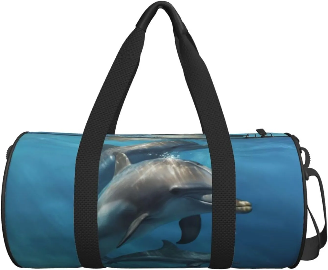 Travel Bag For Women,Dolphins Art Print Personal Item Duffle Bags,Weekend Travel Duffel Tote Bag,Travel Sport Gym Bag For Men,Airplane Travel Essentials For Flying