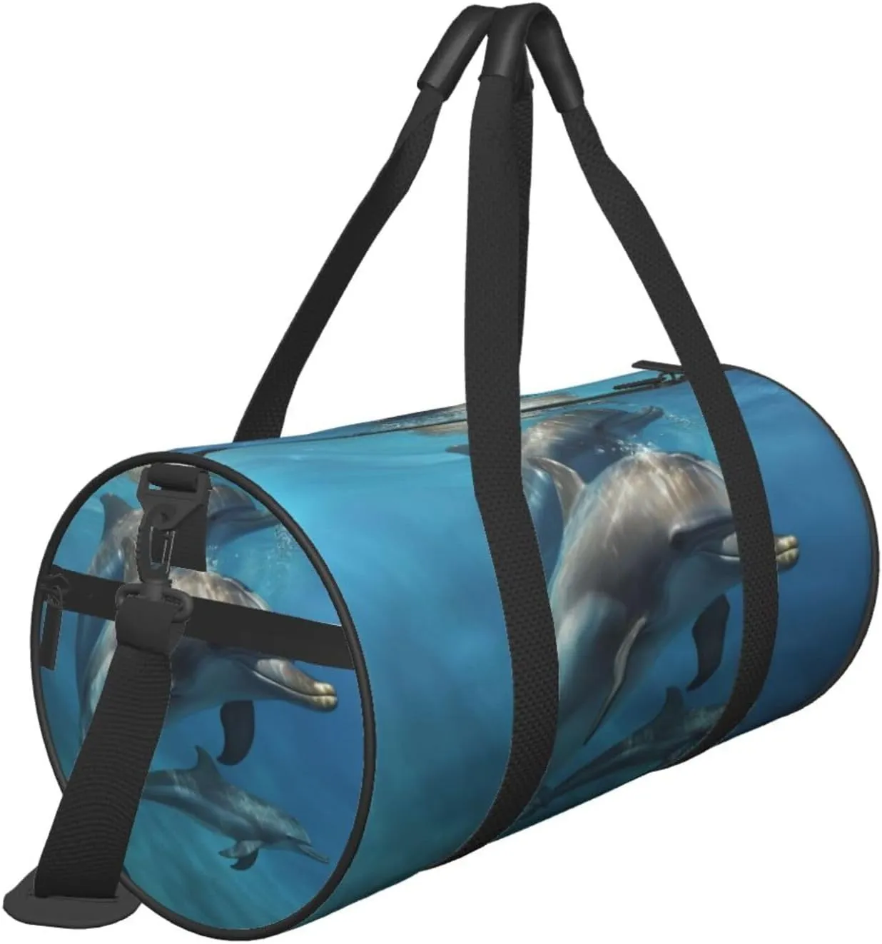 Travel Bag For Women,Dolphins Art Print Personal Item Duffle Bags,Weekend Travel Duffel Tote Bag,Travel Sport Gym Bag For Men,Airplane Travel Essentials For Flying