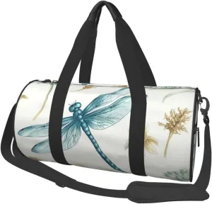 Travel Bag For Women,Dragonfly Print Personal Item Duffle Bags,Weekend Travel Duffel Tote Bag,Travel Sport Gym Bag For Men,Airplane Travel Essentials For Flying