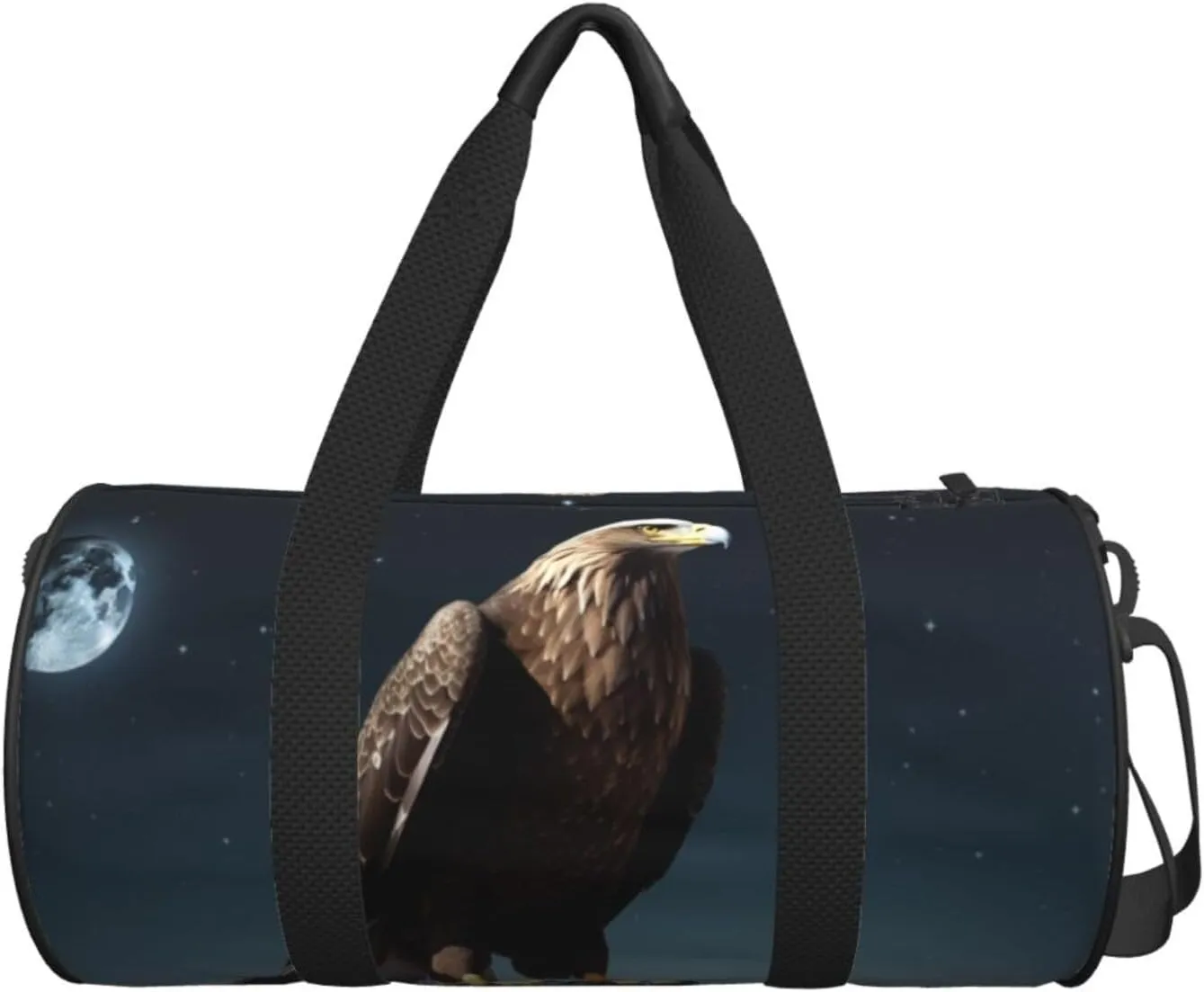 Travel Bag For Women,Eagle Under The Stars Print Personal Item Duffle Bags,Weekend Travel Duffel Tote Bag,Travel Sport Gym Bag For Men,Airplane Travel Essentials For Flying