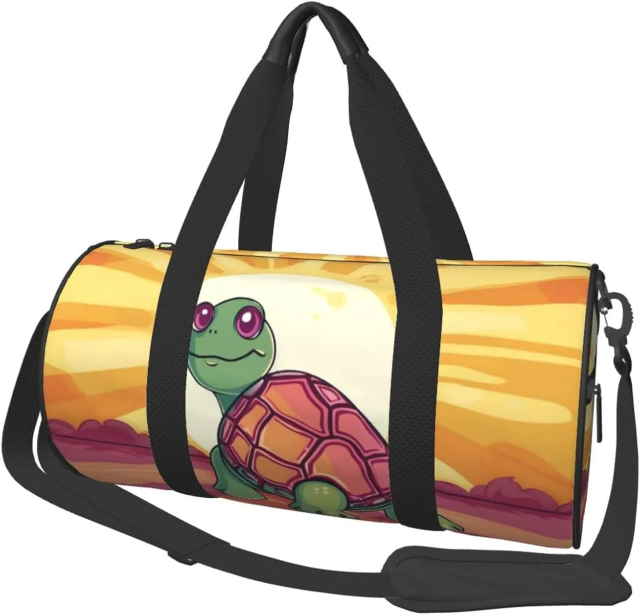 Travel Bag For Women,Turtle In The Sun Print Personal Item Duffle Bags,Weekend Travel Duffel Tote Bag,Travel Sport Gym Bag For Men,Airplane Travel Essentials For Flying