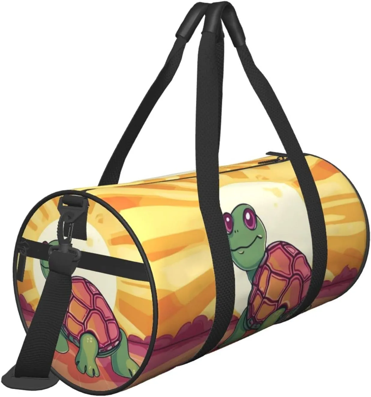Travel Bag For Women,Turtle In The Sun Print Personal Item Duffle Bags,Weekend Travel Duffel Tote Bag,Travel Sport Gym Bag For Men,Airplane Travel Essentials For Flying