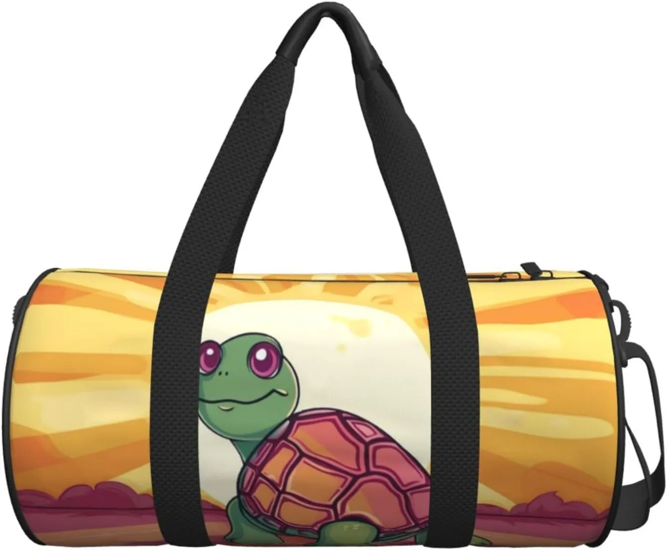 Travel Bag For Women,Turtle In The Sun Print Personal Item Duffle Bags,Weekend Travel Duffel Tote Bag,Travel Sport Gym Bag For Men,Airplane Travel Essentials For Flying