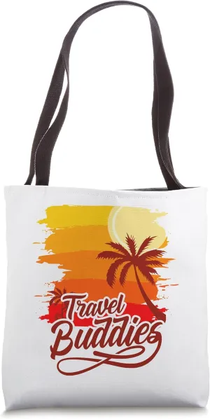 Travel Buddies Funny Group Vacation Matching Holiday Men Tote Bag