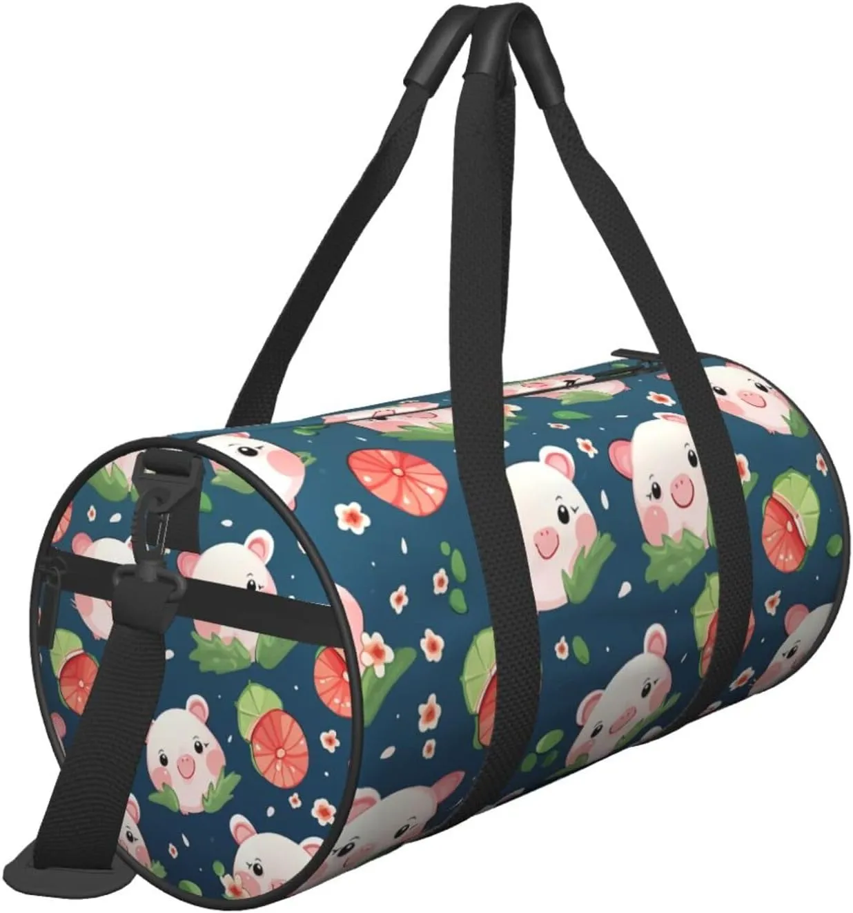 Travel Duffel Bag Cute Pigs Pattern Weekender Overnight Bag For Men Women Large Capacity Sports Gym Bag Canvas Carry On Tote Bags For Travel Yoga