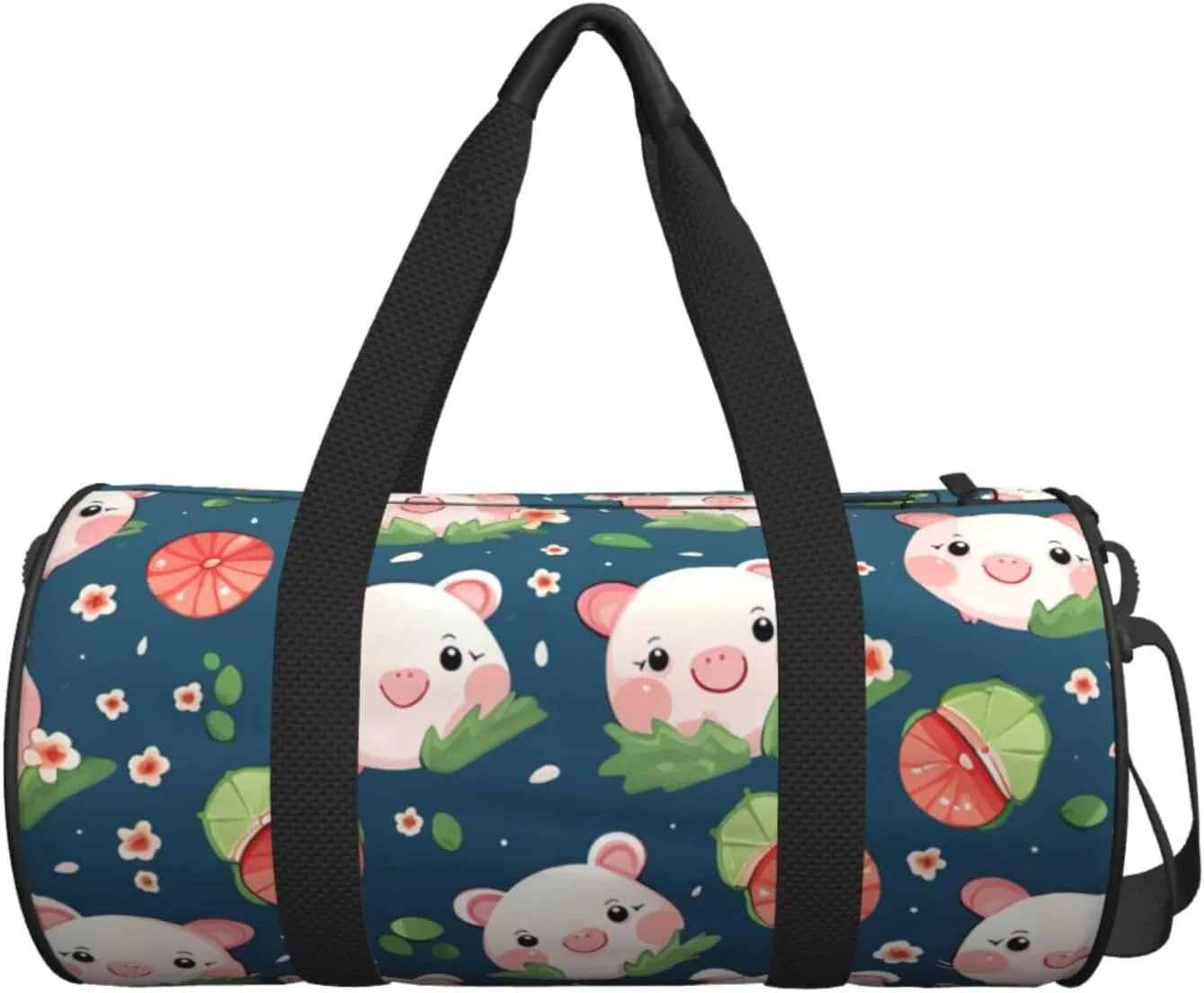 Travel Duffel Bag Cute Pigs Pattern Weekender Overnight Bag For Men Women Large Capacity Sports Gym Bag Canvas Carry On Tote Bags For Travel Yoga