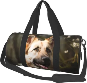 Travel Duffel Bag German Shepherd Dog Weekender Overnight Bag For Men Women Large Capacity Sports Gym Bag Canvas Carry On Tote Bags For Travel Yoga