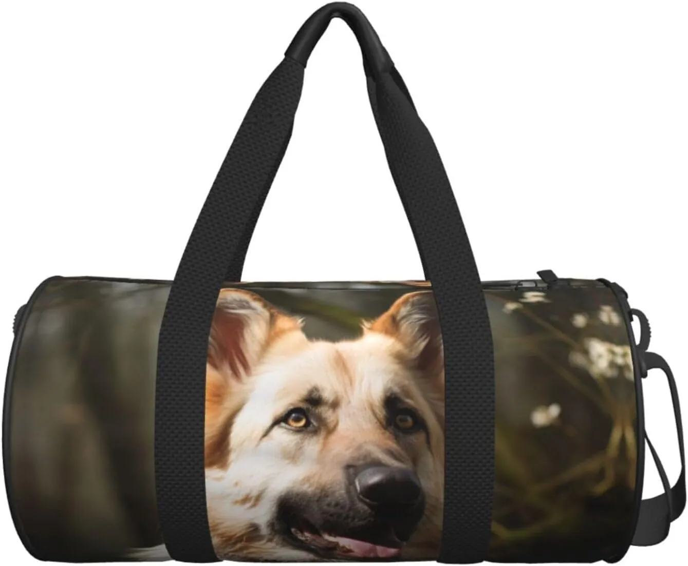 Travel Duffel Bag German Shepherd Dog Weekender Overnight Bag For Men Women Large Capacity Sports Gym Bag Canvas Carry On Tote Bags For Travel Yoga